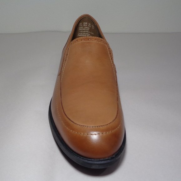 Hush Puppies Size 11.5 Wide SHEPSKY SLIP ON Tan Leather Loafers New Men\'s Shoes main image 8